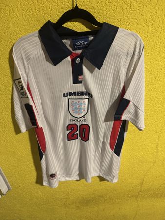 owen England Wm1998 Retro Trikot