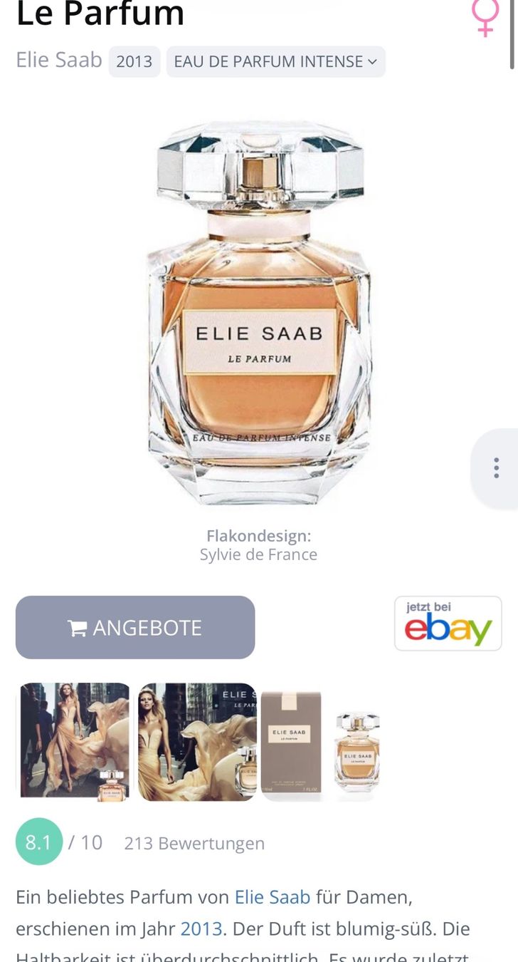 Elie Saab Profumi & Eau de Toilette: Elie Saab Le Parfum Eau de Parfum Intense Duftprobe 2ML – Usato da Zürich venduto da deruja 4