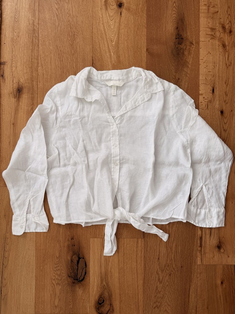 H&M Camicette: H&M - Leinen Hemd, Gr. M – Usato da Interlaken venduto da fbnscl
