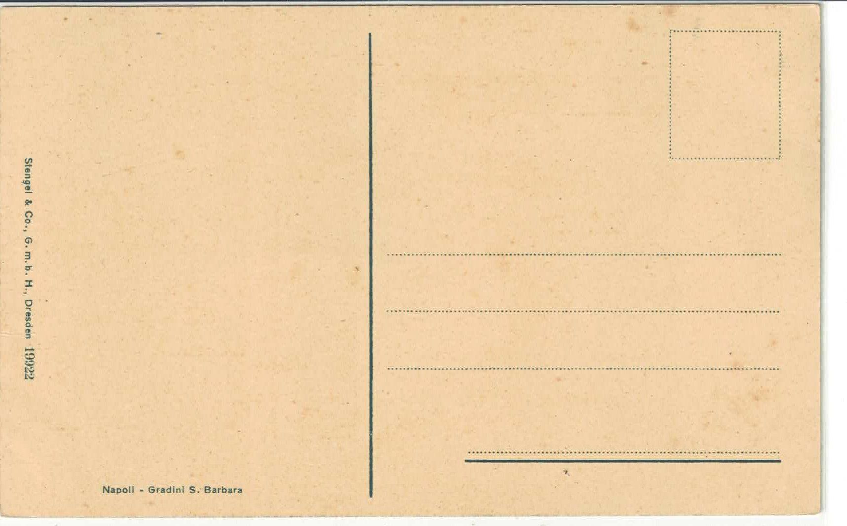 Cartoline postali: Napoli - Strassenszene - animee - Litho – Usato da Ettingen venduto da Kartenplanet 1