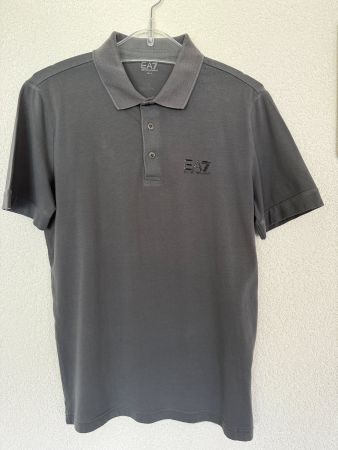 Polo EA7 Emporio Armani gris – Taille S