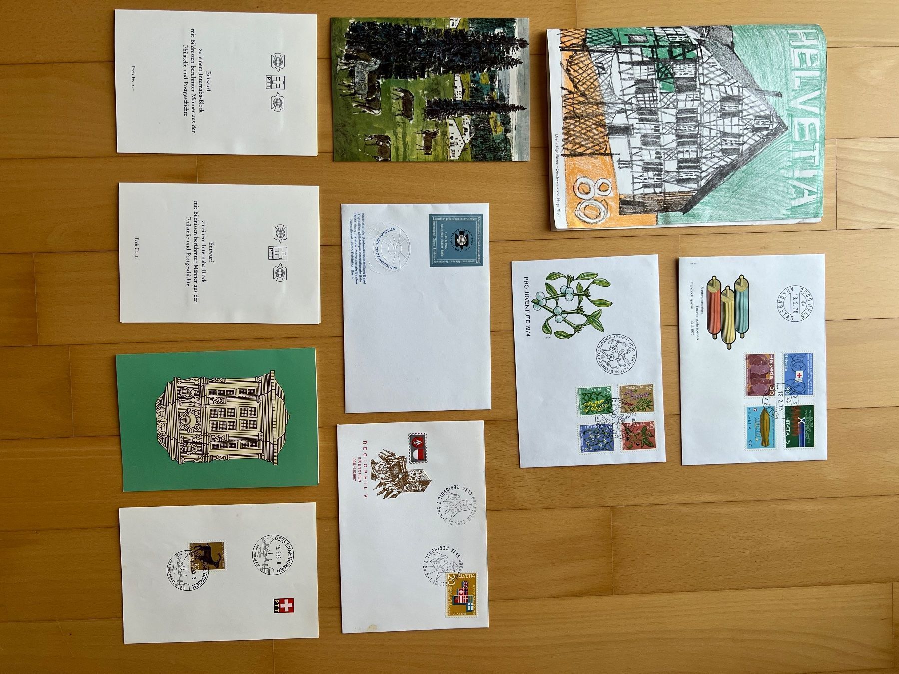 Alle Briefmarken: Briefmarken Schweiz – Neu (gemäss Beschreibung) aus Wallbach von logologo01