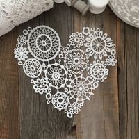 Applikationen Spitzen-Patch - Shabby Chic
