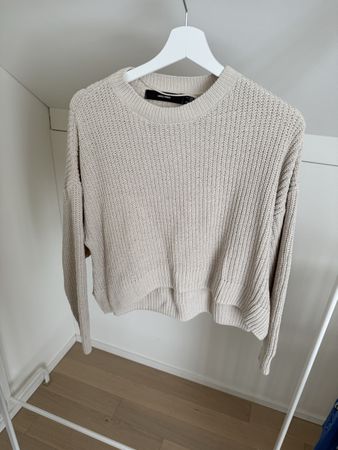 Feinstrick Pullover von Vero Moda, Beige, Grösse M