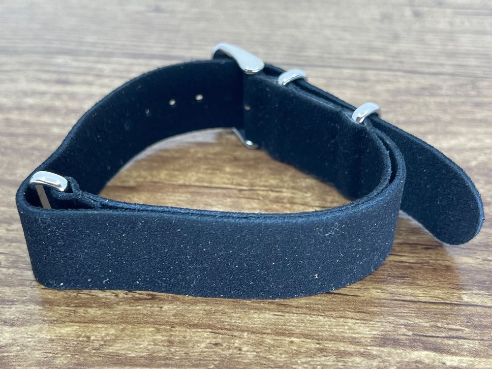 Nato Leder Uhrenarmband 20mm 3