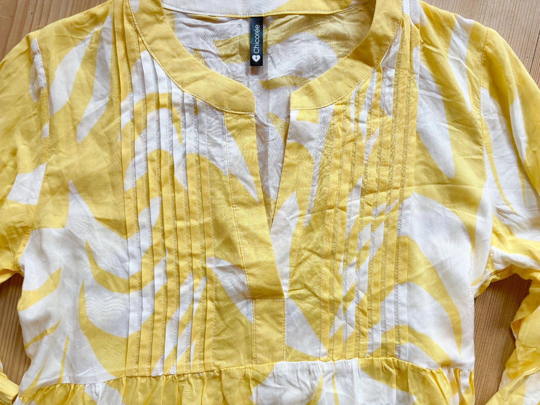 Kleider: Kleid leicht/luftig,zitronengelb,Chicorée,Gr.S – Neu (gemäss Beschreibung) aus Siblingen von Vany_McDougall 2
