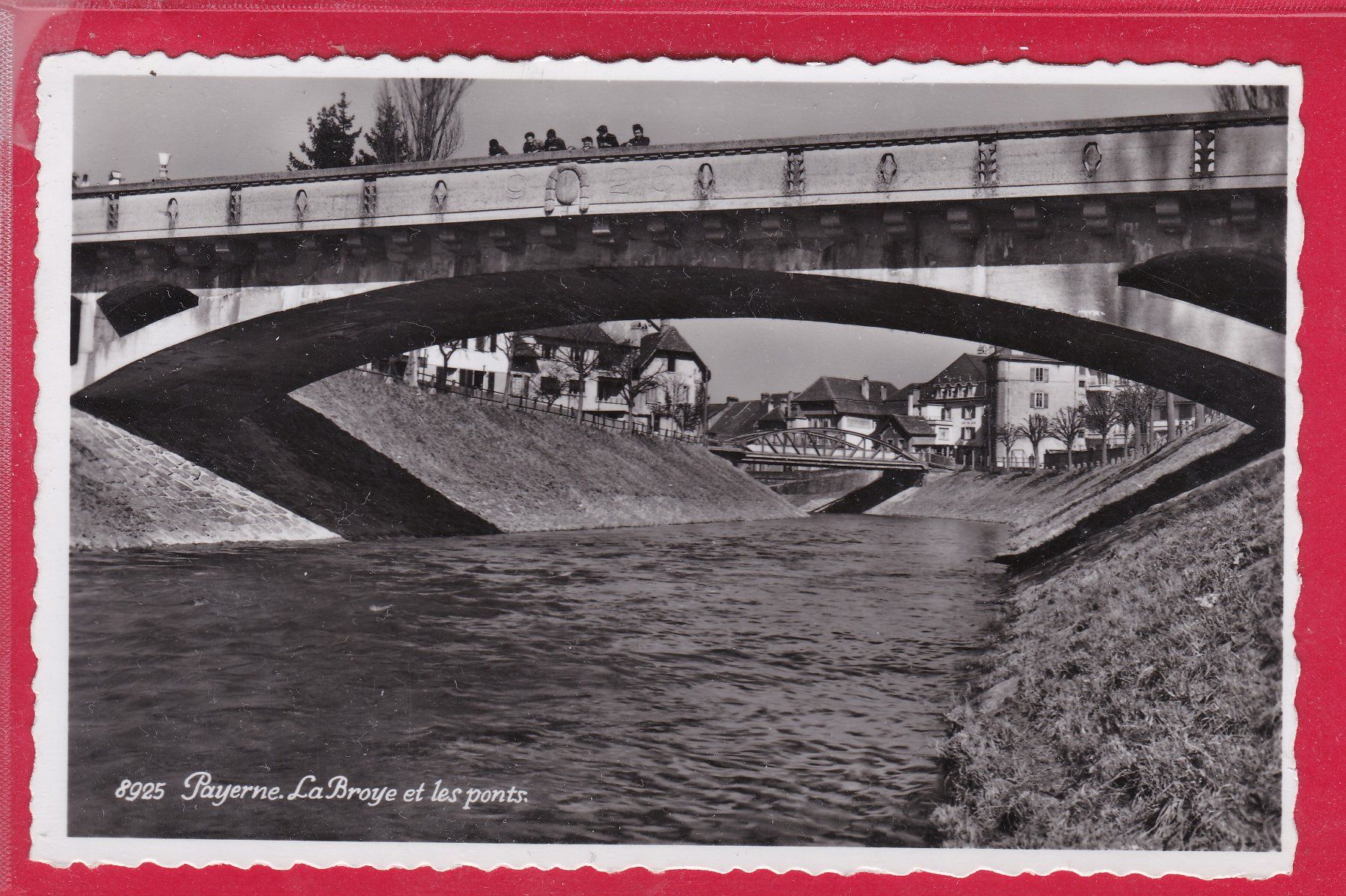 Ansichtskarten: PAYERNE, LA BROYE ET LES PONTS, FELDPOST – Gebraucht aus Oberrieden von Gebirgsstelze