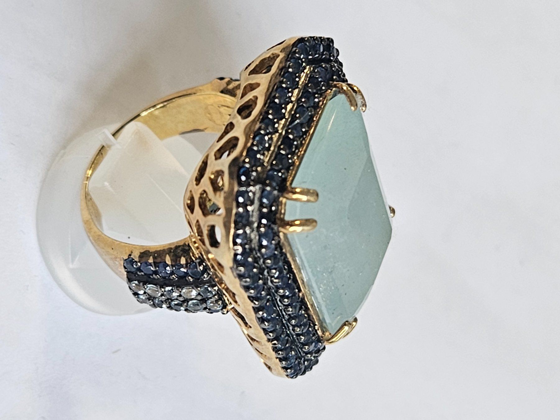 Bagues: Aquamarin Safir Ring – Neuf (Voir description) à Zürich par benedikt12 7