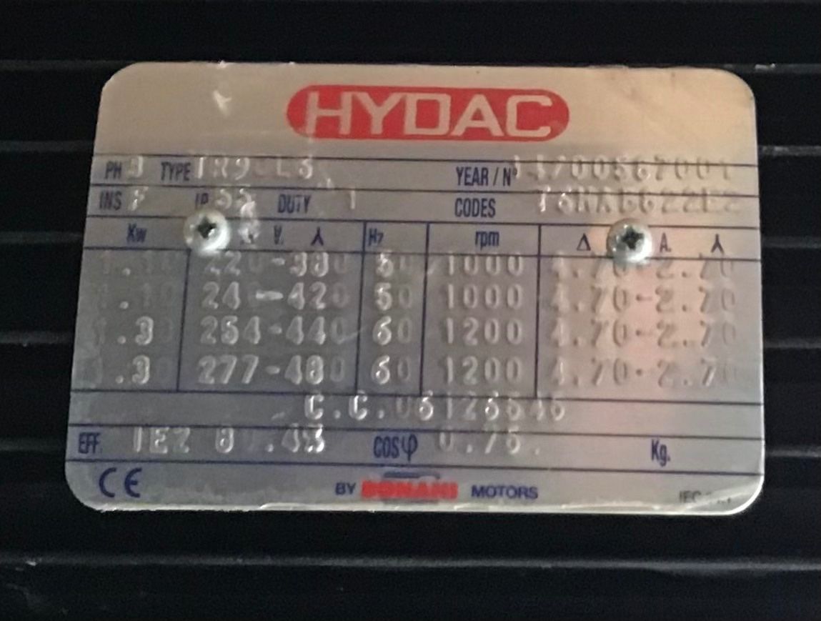 Motori: Elektromotor . Hydac . Neu – Nuovo (secondo la descrizione) da Mitlödi venduto da Rauti 1
