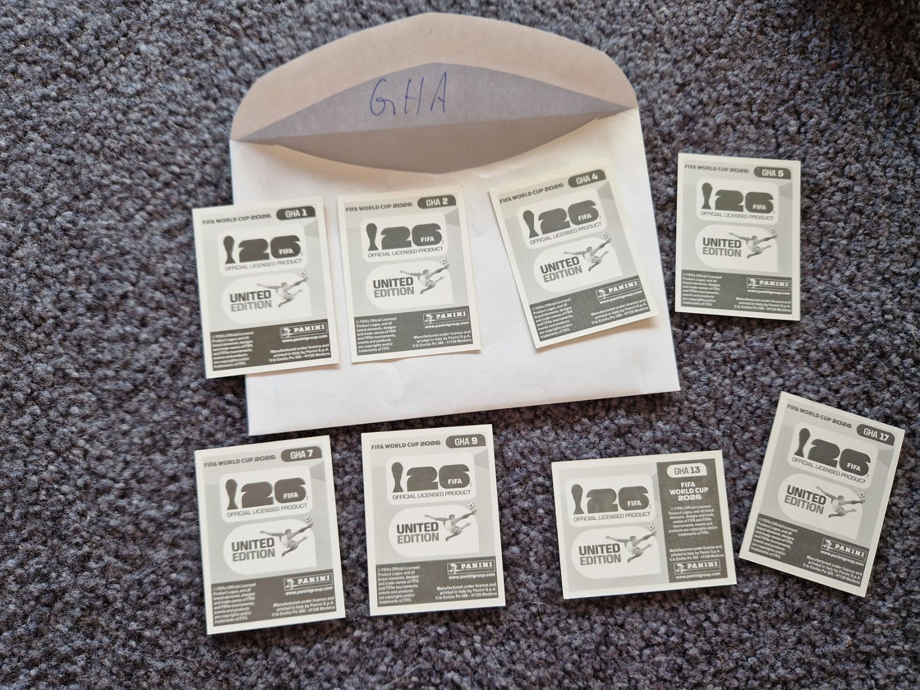 Panini Sammelbilder & Trading cards: Panini WM Sticker 2026 GHA – Gebraucht aus Metzerlen von SS01 1