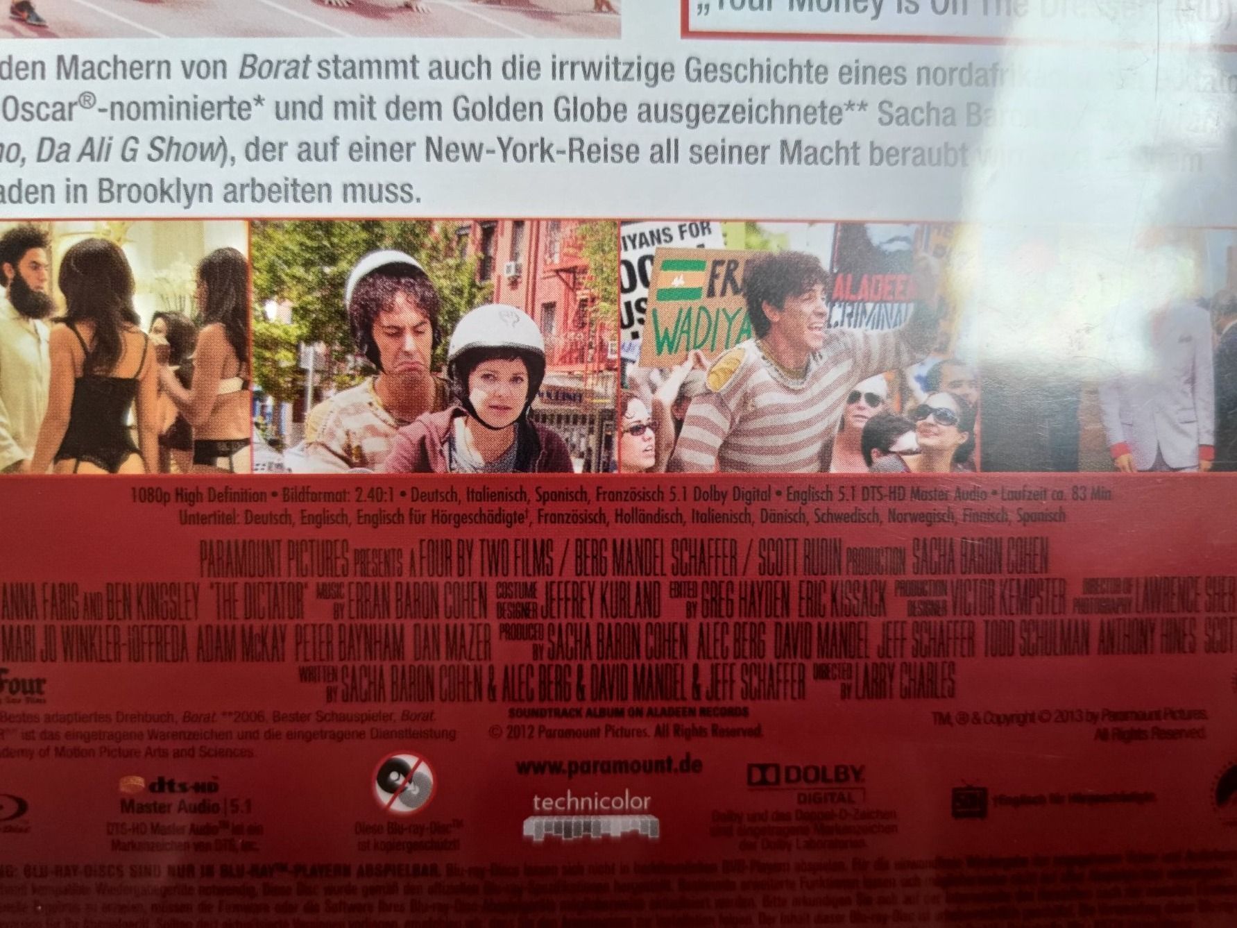 Tutti i DVDs: Der Diktator – Usato da Liestal venduto da Kratzilla 3