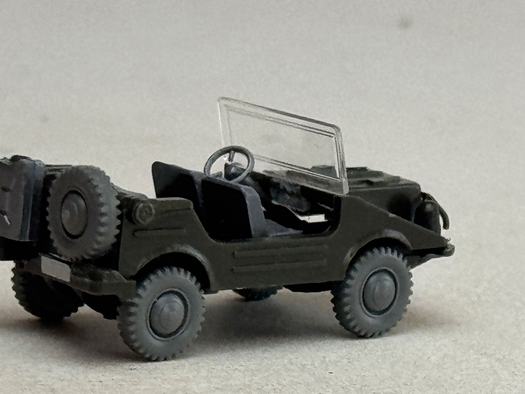 Wiking Modellini d'auto: EB- Wiking DKW Munga olivgrün – Usato da Elm venduto da Wikmtz 1