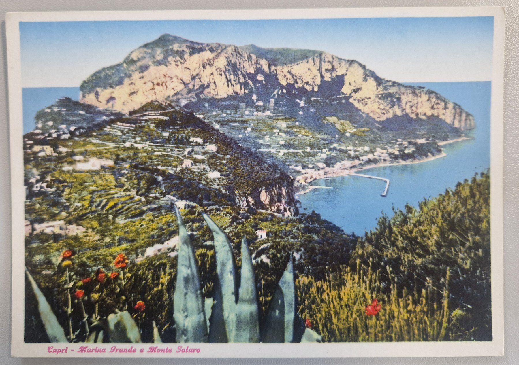 Cartoline postali: Capri, Marina Grande e Monte Solaro top – Nuovo (secondo la descrizione) da Melchnau venduto da Arthurius