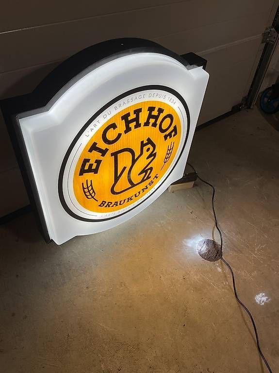 Lampes: Eichhof Bier Leuchtreklame – D'occasion à Ettingen par Donald4107 1