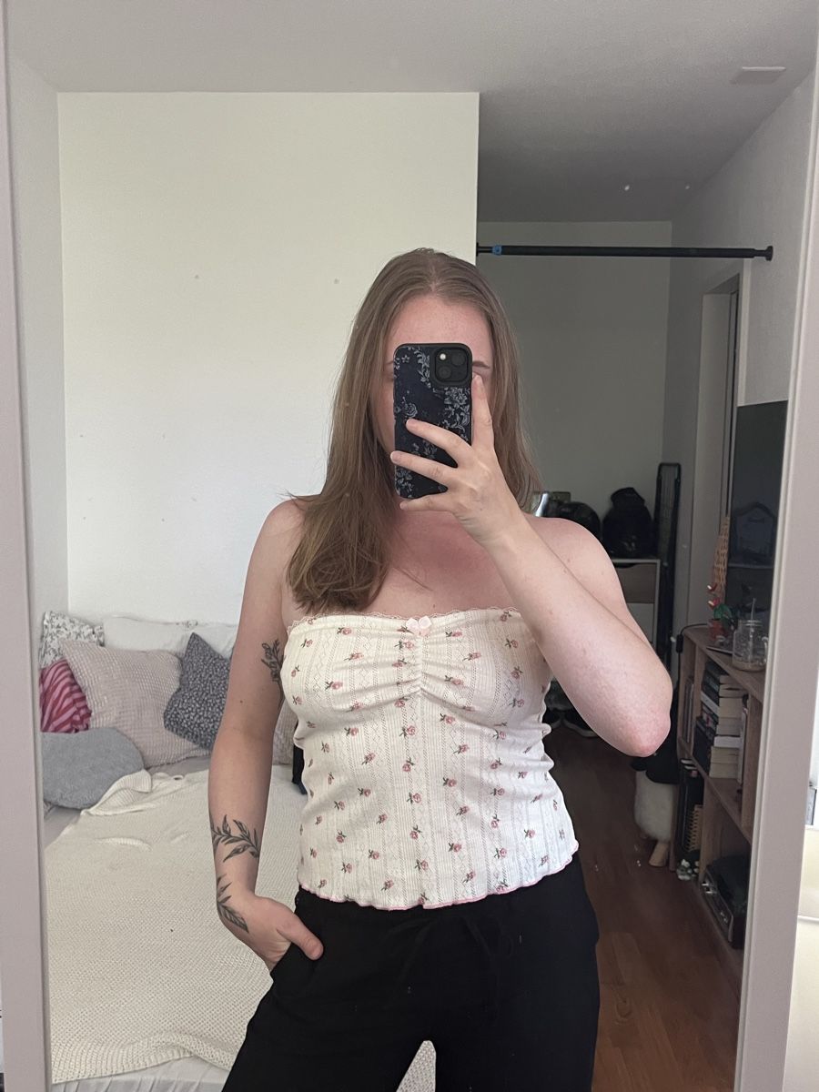 Tops: Tube Top Blümchen Grösse S – D'occasion à Bern par Apfel2002 2