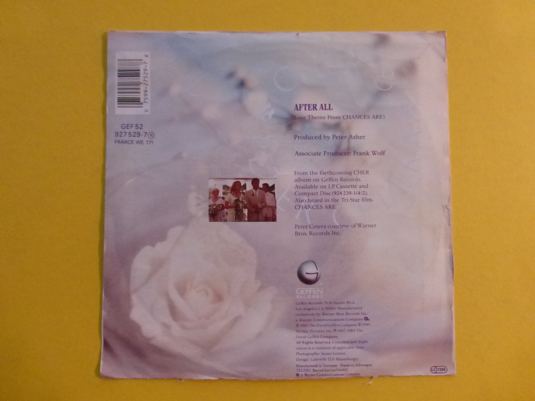 Schallplatten: Cher & Peter Cetera – After All – Gebraucht aus Zürich von Swiss57 1