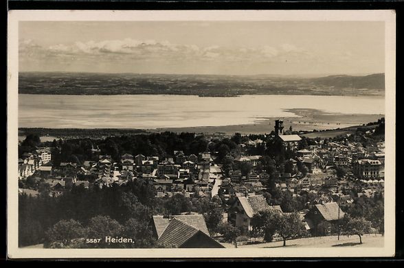 Ansichtskarten: Heiden /Appenzell A. Rh., Ortsansicht mi – Gebraucht aus Berlin von bartko-reher
