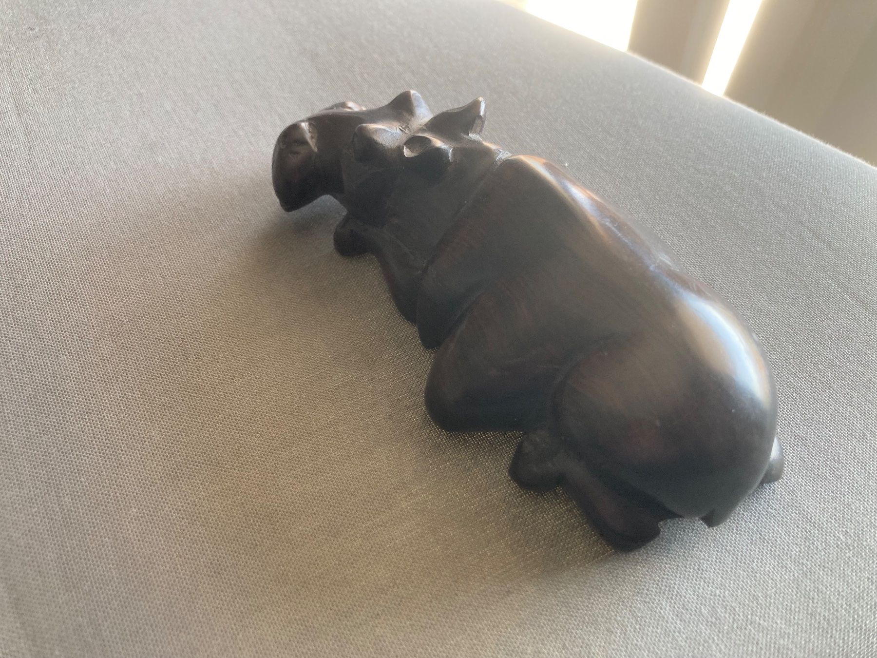 Statuette: Holzfigur Nilpferd dunkel gebeizt – Usato da Zürich venduto da mik_h9ty 1
