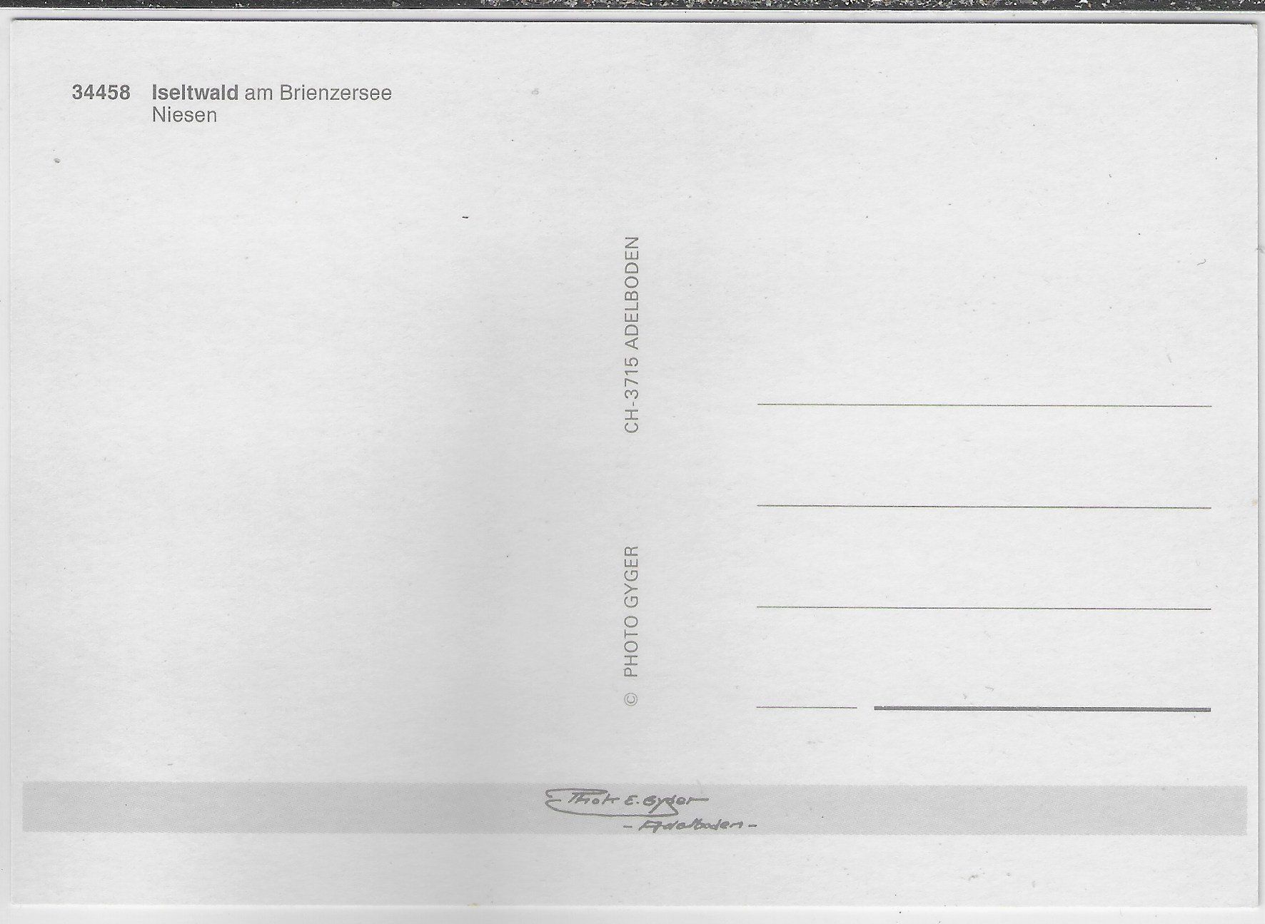 Cartes postales: Iseltwald am Brienzersee – D'occasion à Ettingen par Kartenplanet 1
