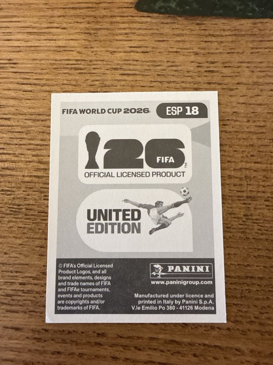 Panini Carte collezionabili: FIFA World Cup ESP18 Sticker Ferran Torres – Usato da Frenkendorf venduto da emi_jg7b 1