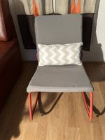 Fauteuil à bascule moderne, style scandinave