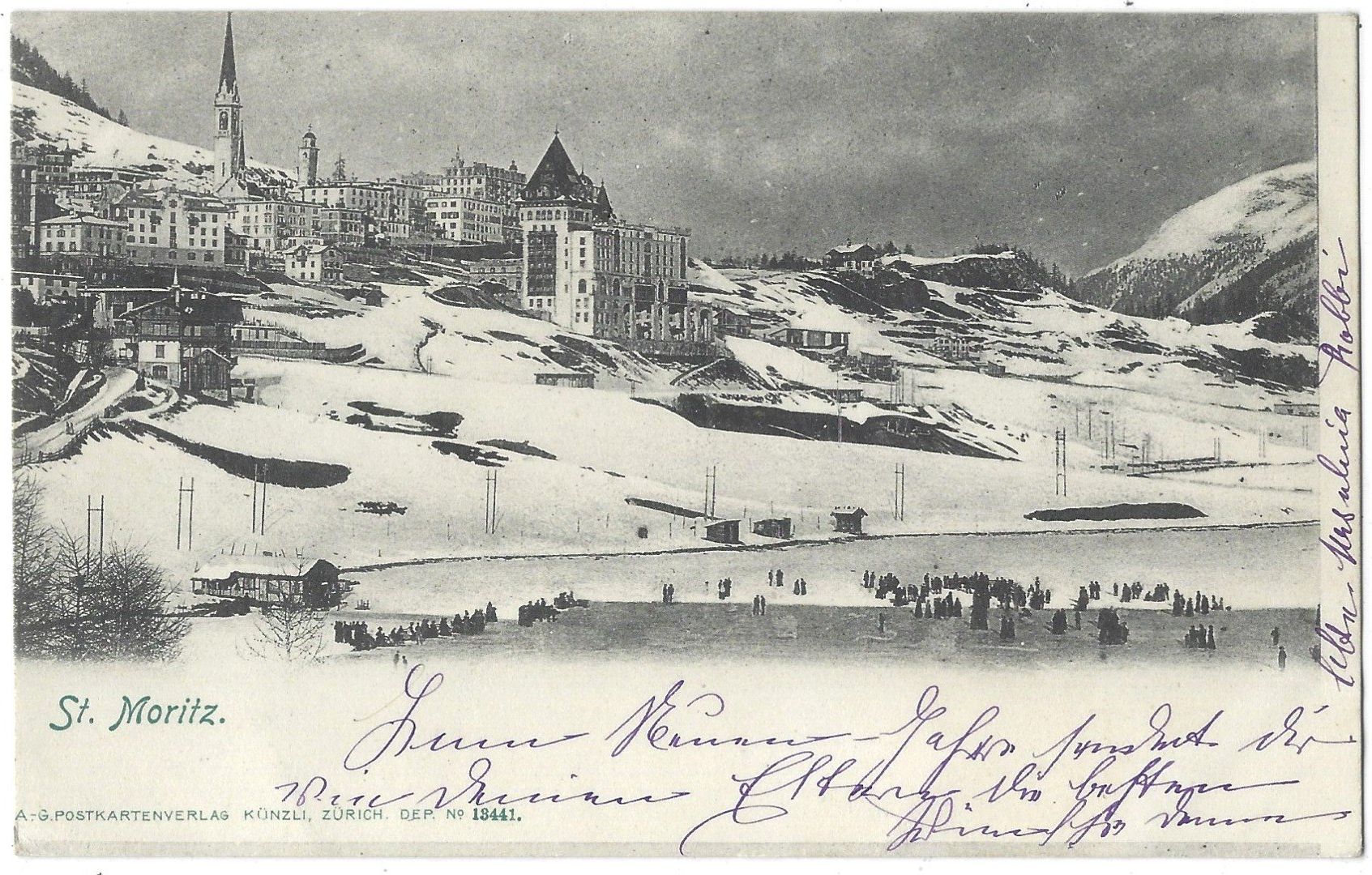 Cartoline postali: St.  Moritz. – Usato da Bütschwil venduto da Jackson1A