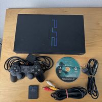 Sony PlayStation 2 Fat Set (SCPH-39004) mit Spiel & Memory