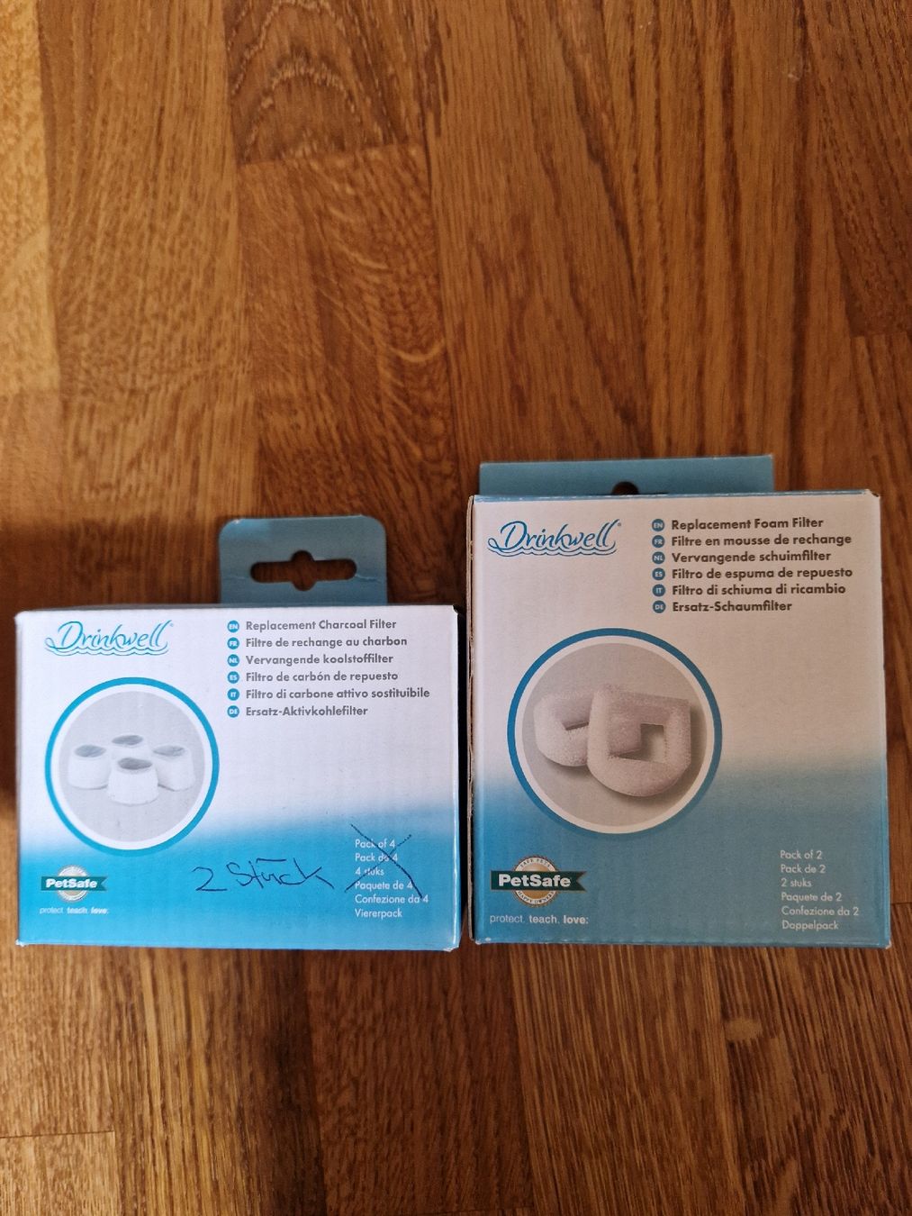 Sanitari: Drinkwell Filter Set: Schaumstoff 2x & Kohlefilter 2x – Nuovo (secondo la descrizione) da Bühler venduto da Bluana