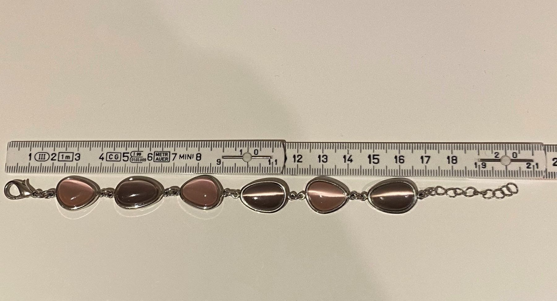 Bracciali & Braccialetti: Armkette mit Katzenaugen – Nuovo (secondo la descrizione) da Matten b. Interlaken venduto da kero71 9