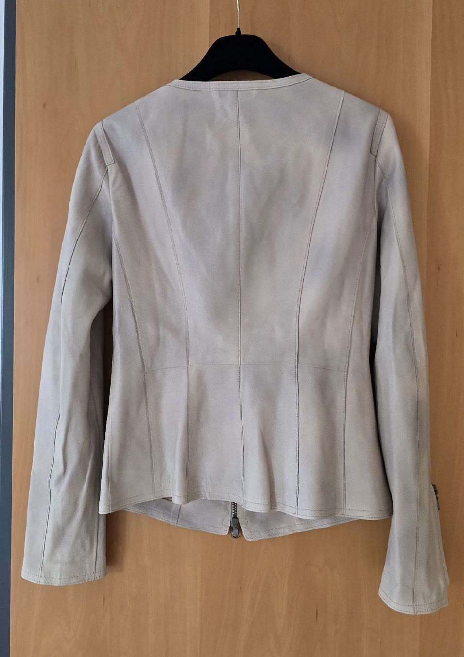 Giacche: Lederjacke 34 Schiya helles taupe meliert – Nuovo e nell'imballaggio originale da Untereggen venduto da cla_kb2w 1