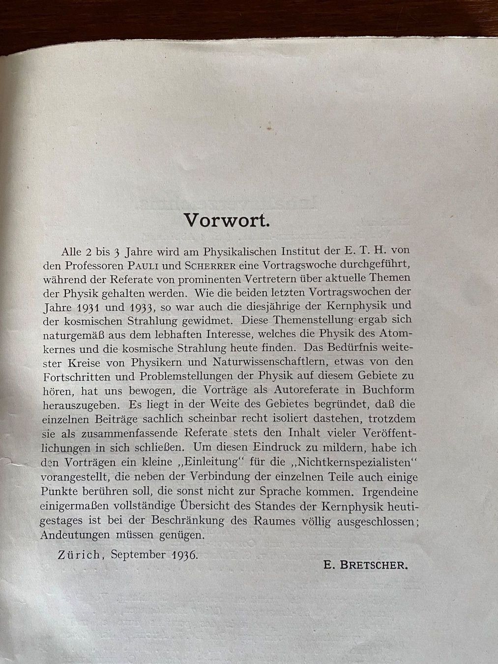 Libri: Bretscher Dr. Kernphysik – Usato da Zürich venduto da 2013tg 2