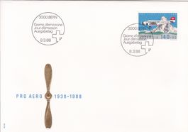 Pro Aéro 1988 Ersttagsbrief