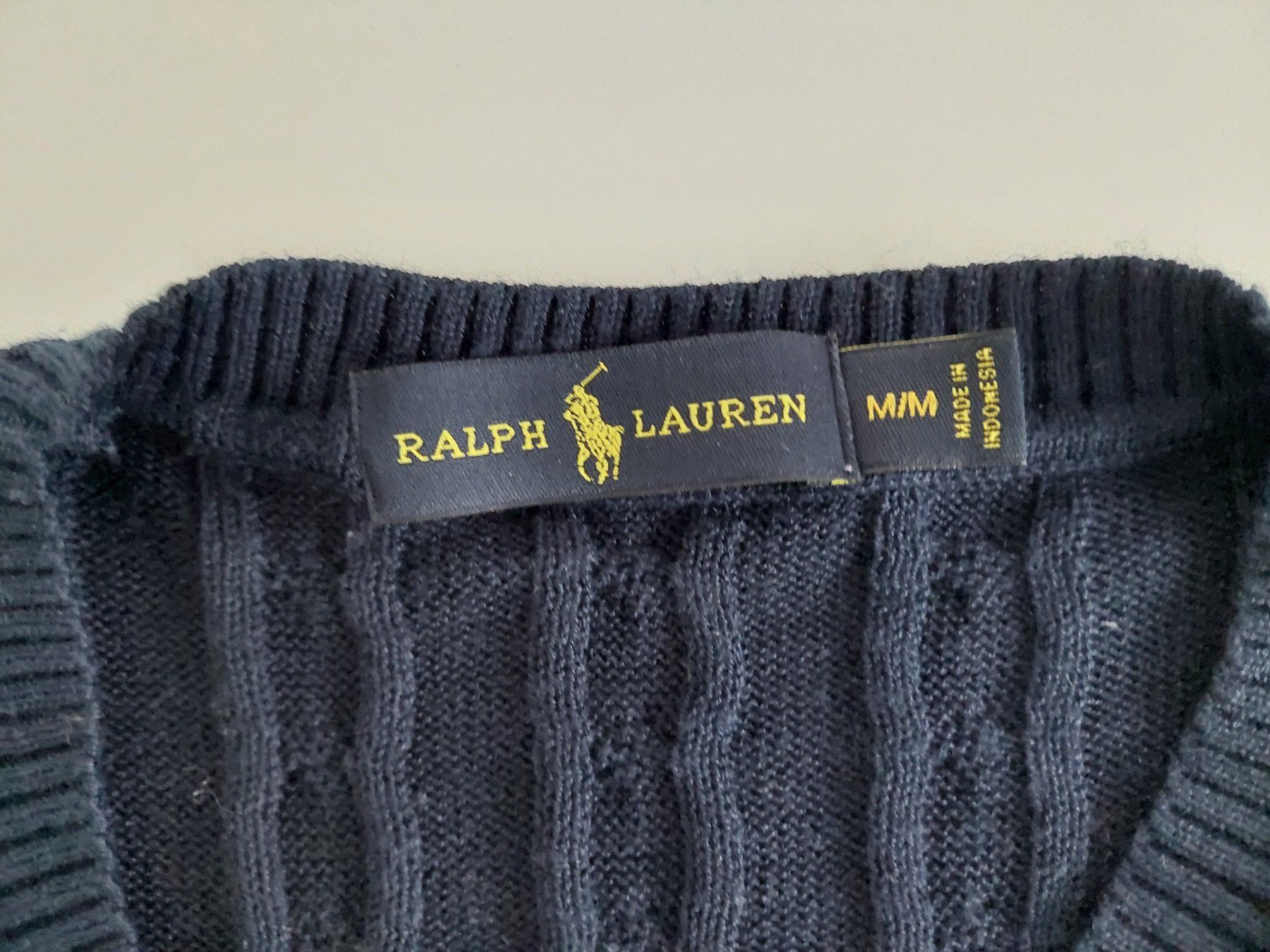 Ralph Lauren Maglioni & Felpe: POLO RALPH LAUREN  Zopfmusterpullover mit V-Ausschnitt – Usato da Zürich venduto da Lacoste06 4