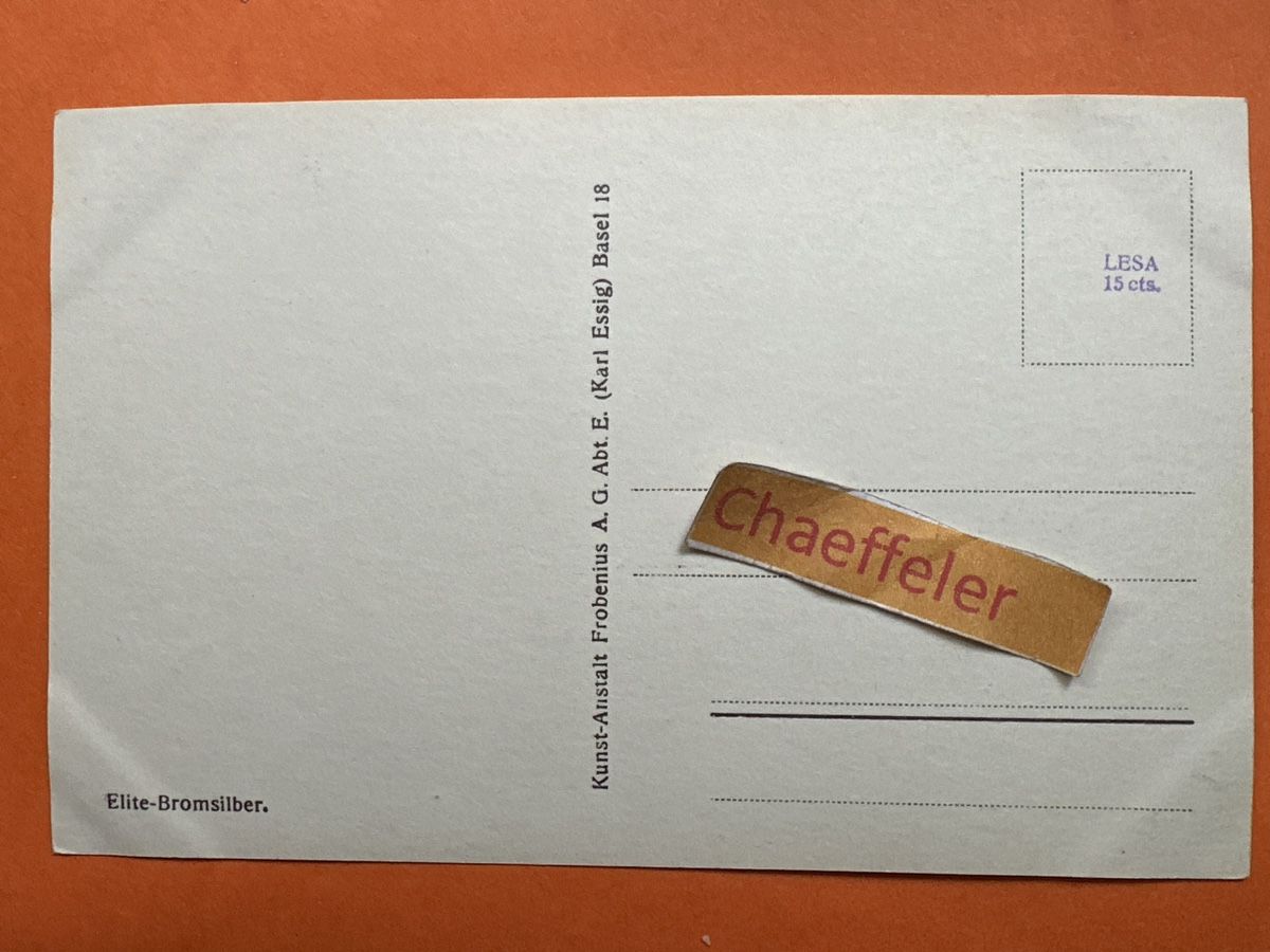 Cartoline postali: Schloss Bierseck: Ermitage. – Usato da Zürich venduto da Chaeffeler 1