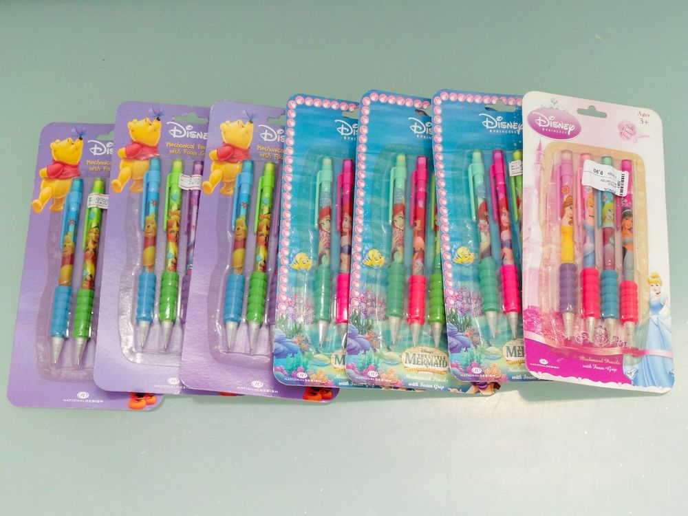 7 Set Diversen Disney Figur Druckbleistift mit soft Grip | Kaufen auf