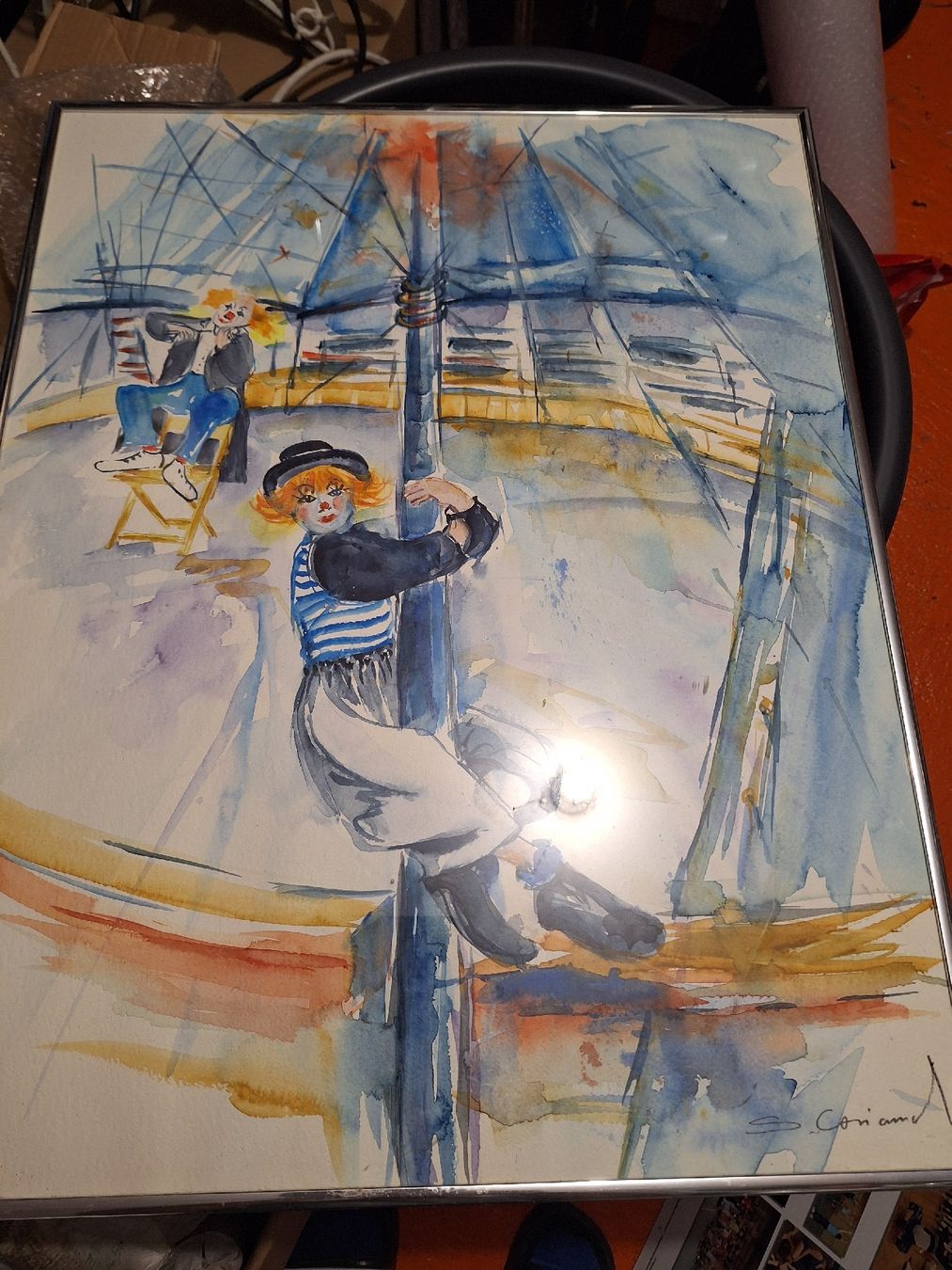 Arts picturaux & lithographies: Bild 🤩Litho Kunst Masse 72x57 cm – D'occasion à Schötz par Vulkan2 2