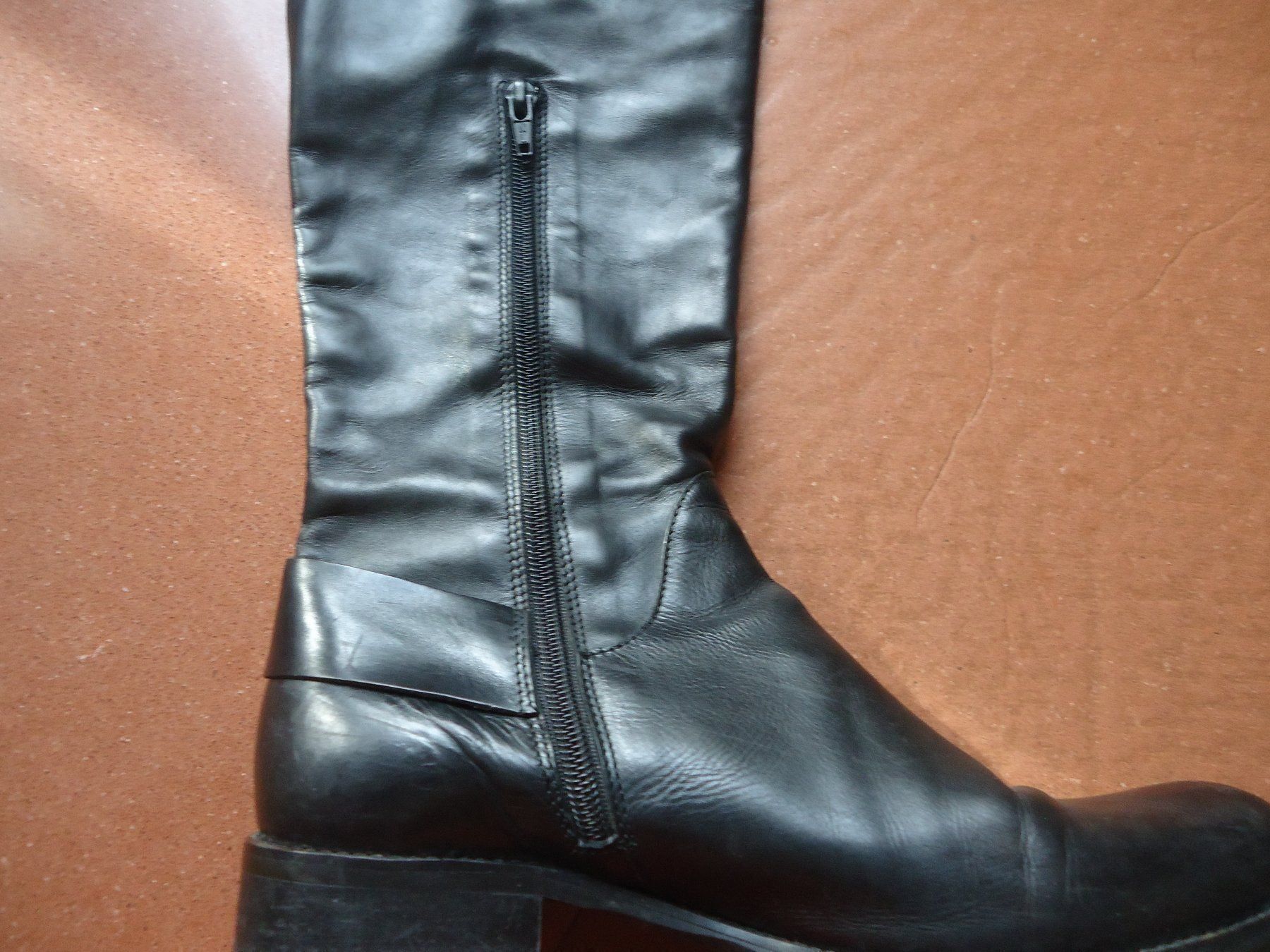 Damenschuhe: Bottes style cavalières noires-Taille 37 – Gebraucht aus Vessy von mafabe 2