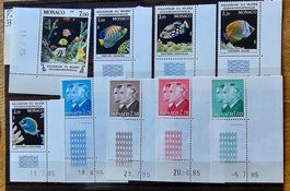 MONACO coins datés ** 1985