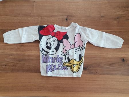 H&M Disney Strickpullover, Gr. 92(98), Minnie Mouse