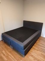 Boxspringbett 160×200 cm, anthrazit  2.5-jährig