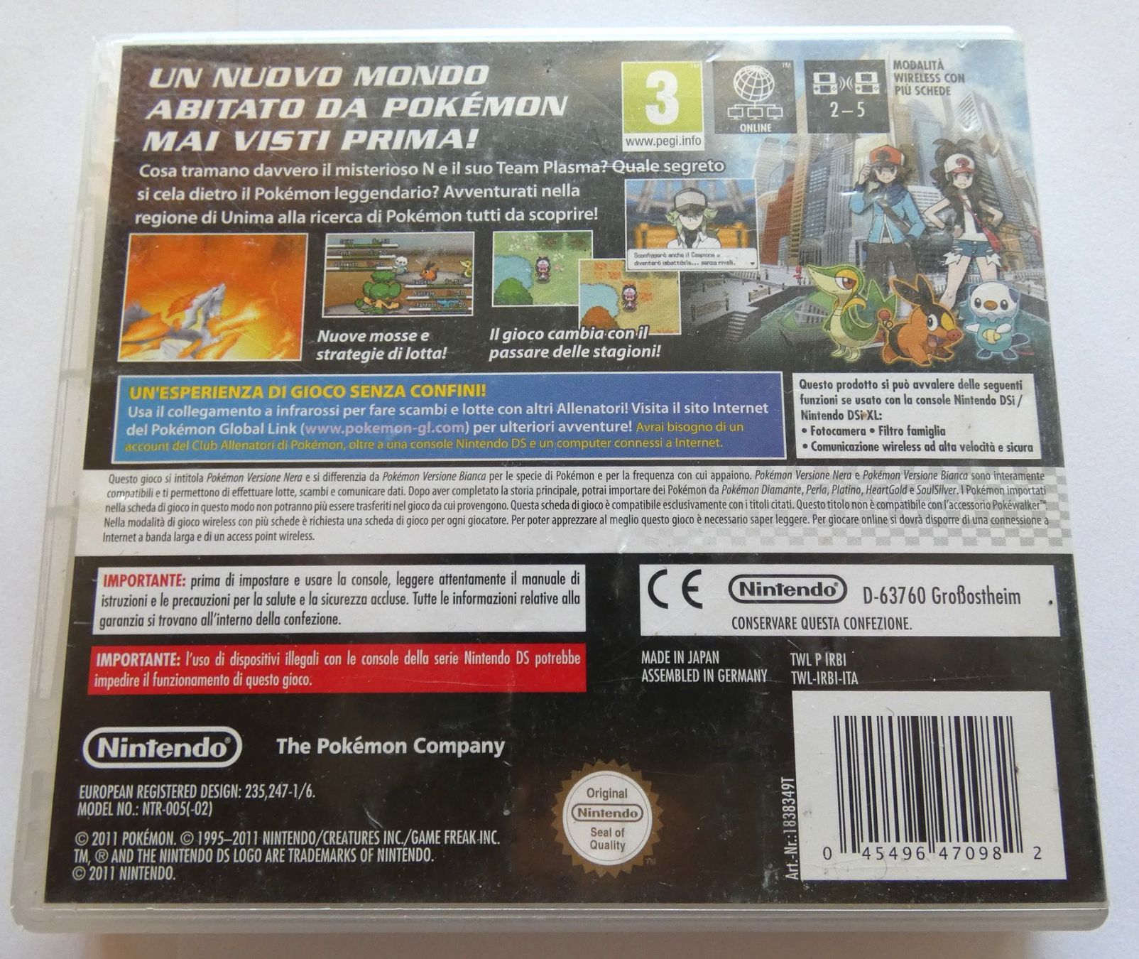 Pokémon Giochi: Nintendo DS - POKEMON Versione NERA – Usato da La Sarraz venduto da classicworldcoins 1