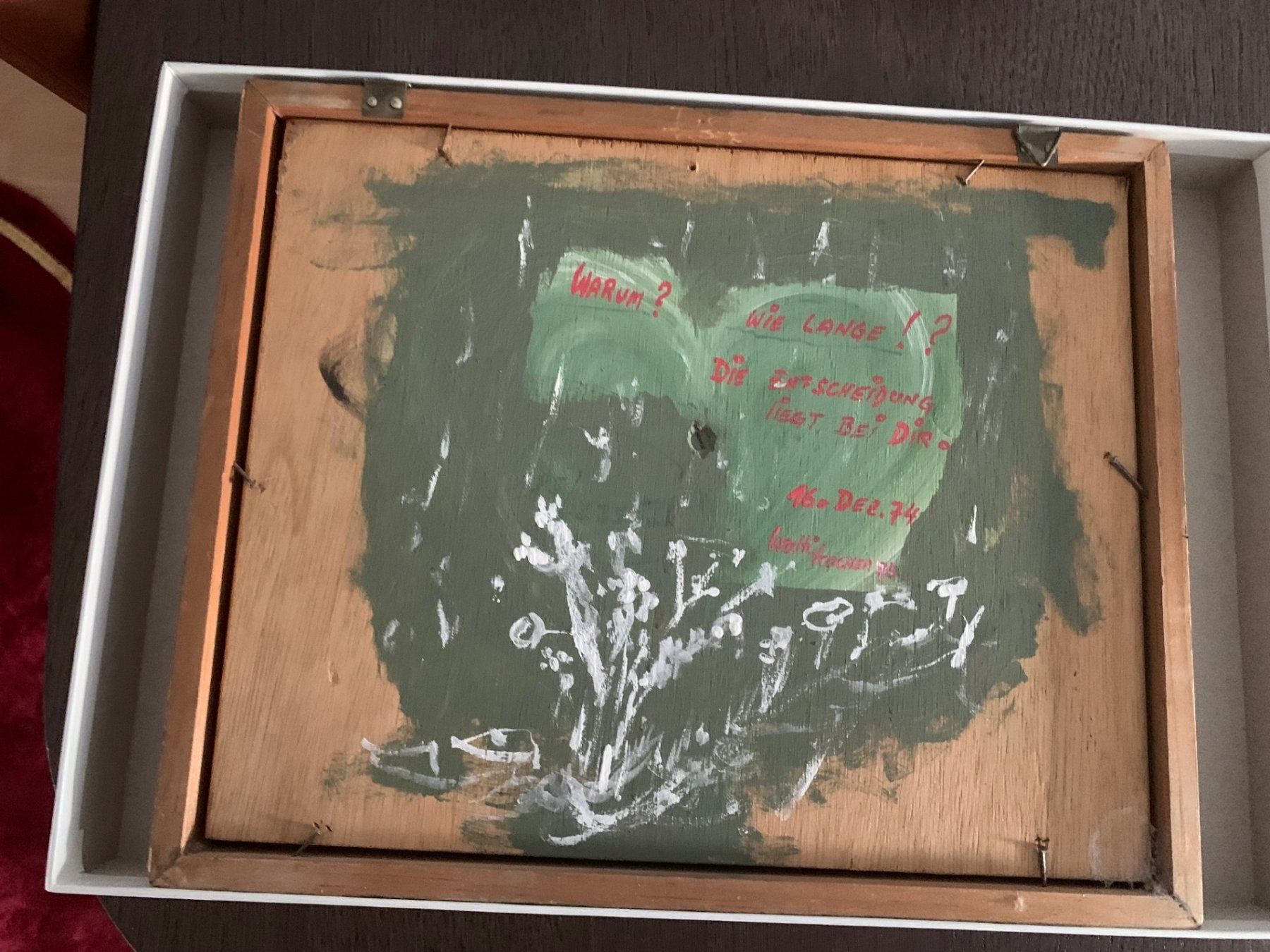 Gemälde: Gemälde Walti Kocher 74 "Märchen" gerahmt 1974 – Gebraucht aus Emmen von newdeal1970 4
