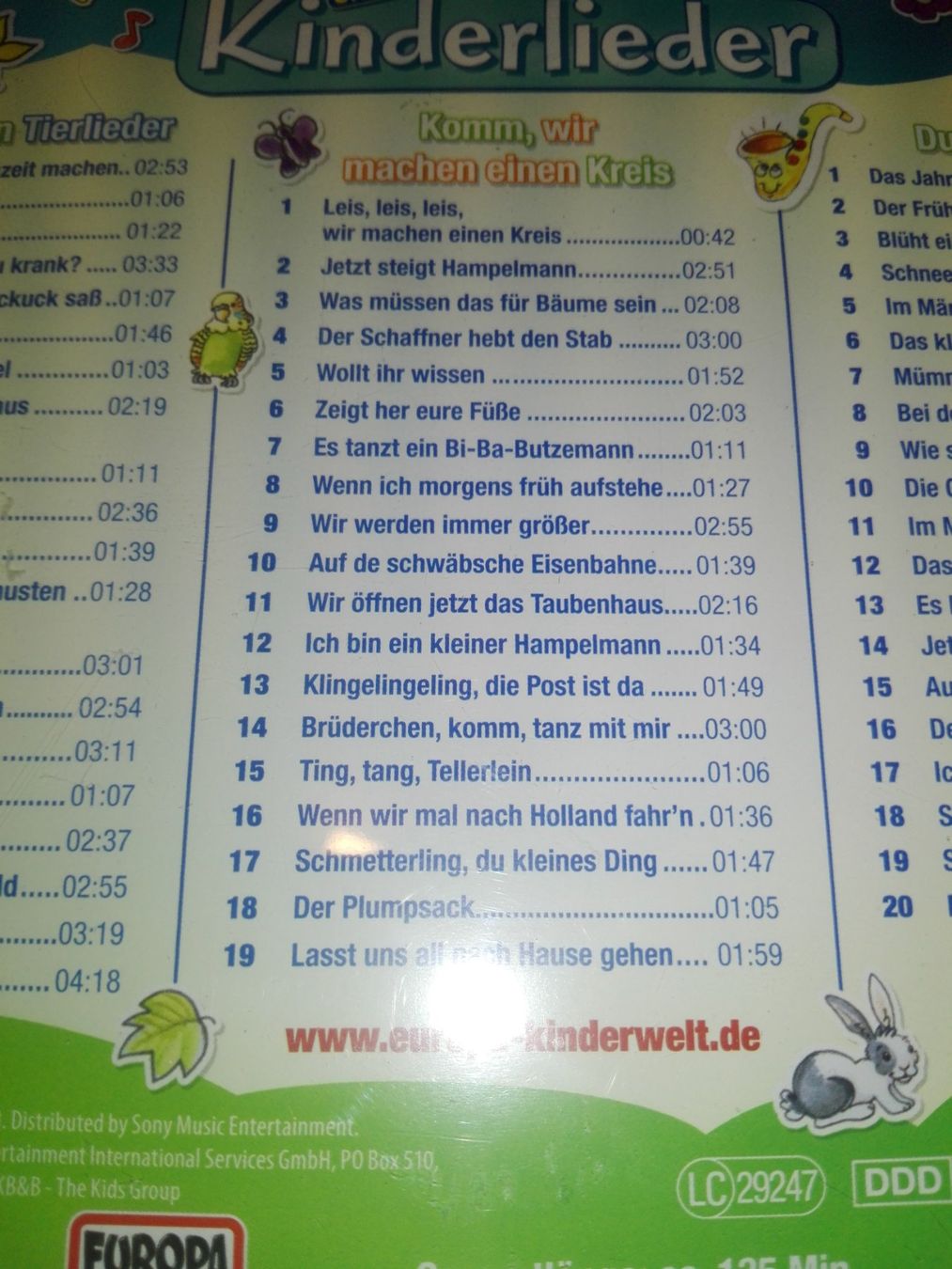 CDs: Meine ersten Kinderlieder - Tierlieder uvm.   (3er CD Box) – Gebraucht aus St. Gallen von elk2021 7