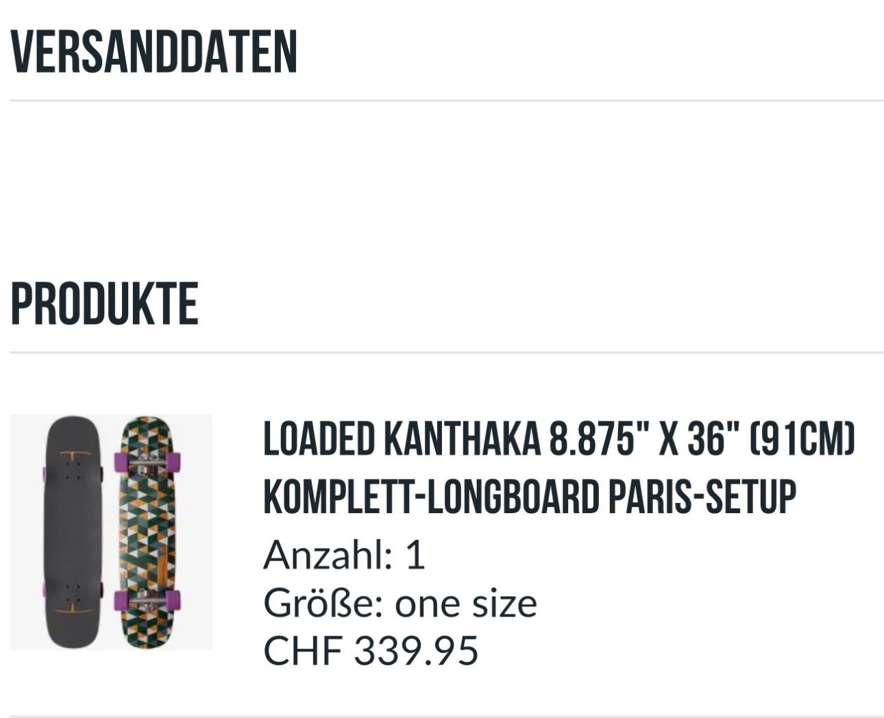 Skateboards: LOADED KANTHAKA LONGBOARD – Usato da Walkringen venduto da Simoonx1999 2
