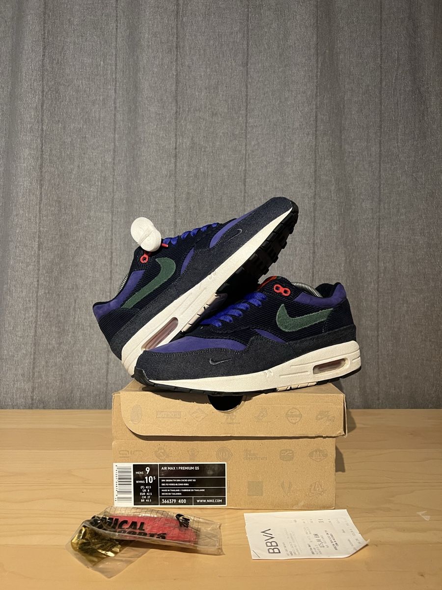 Nike Scarpe da uomo: Air Max 1 x Patta Corduroy 2009 – Usato da steinmaur venduto da andresvicent1