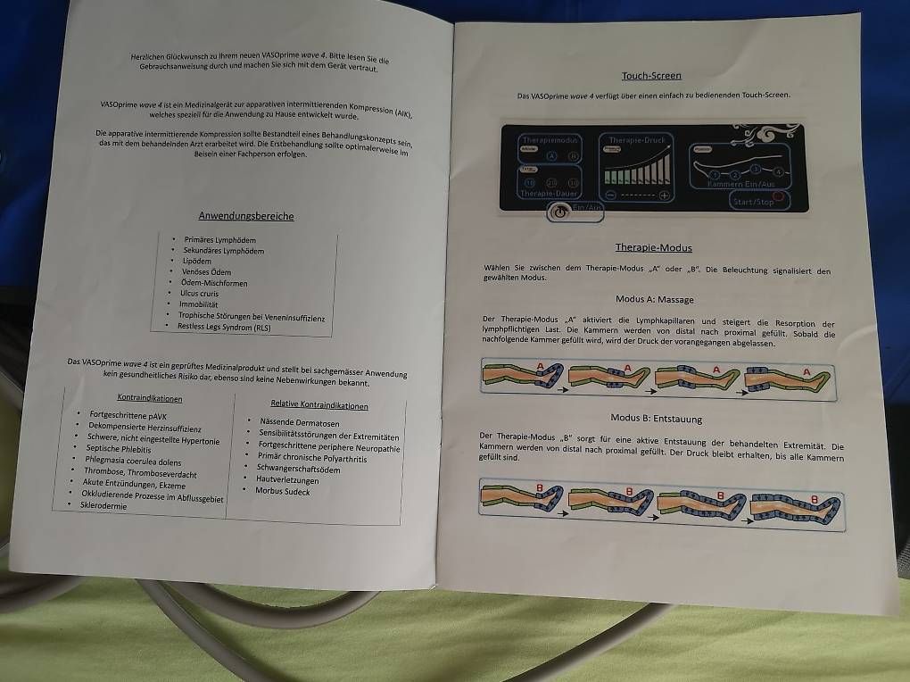 Attrezzature mediche: Apparative intermittierende Kompression Lymphdrainage – Usato da Glattbrugg venduto da copytron 5