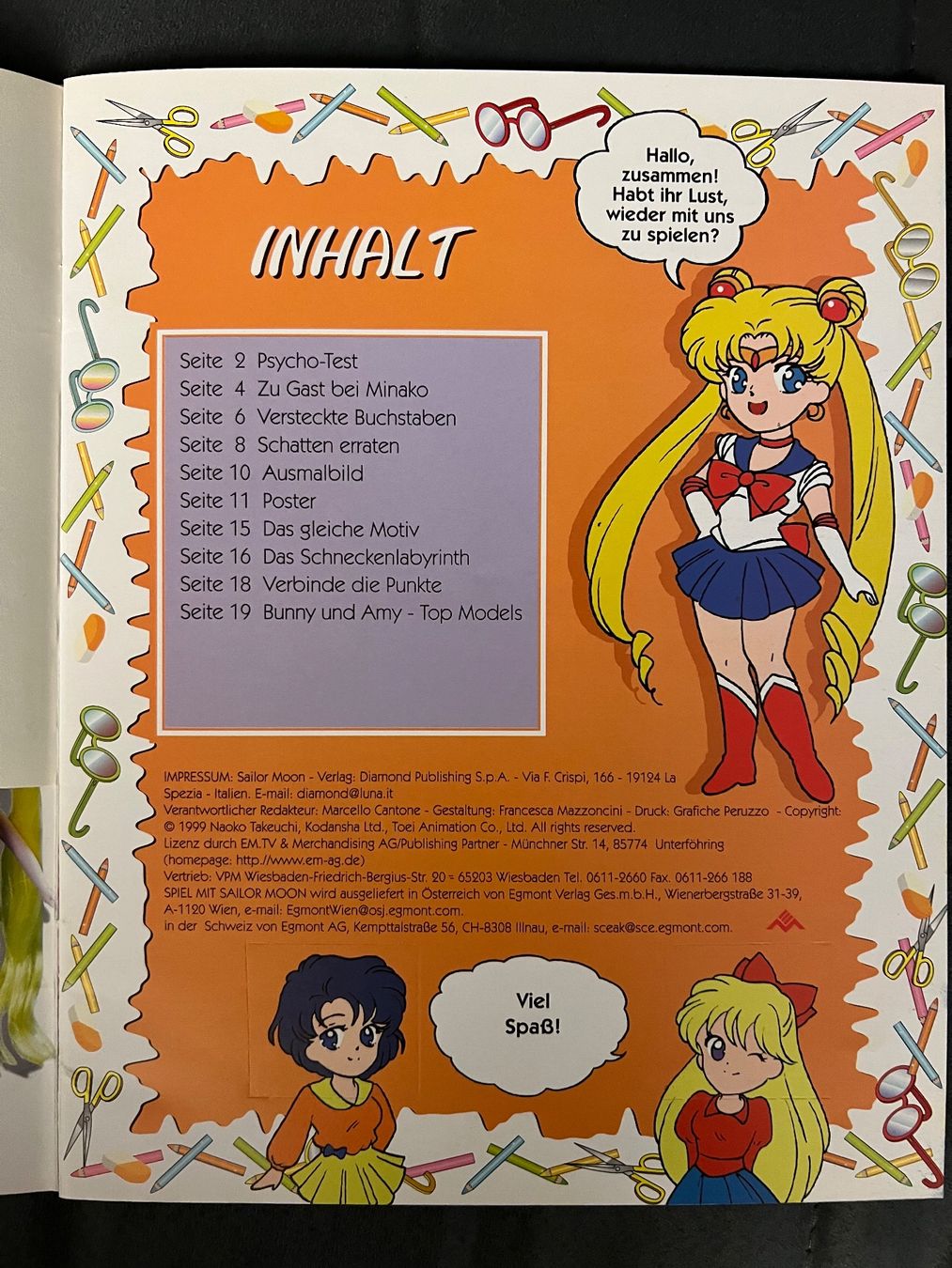Fumetti: Spiel mit Sailor Moon Nr. 8 – Nuovo (secondo la descrizione) da Zürich venduto da rigani 1