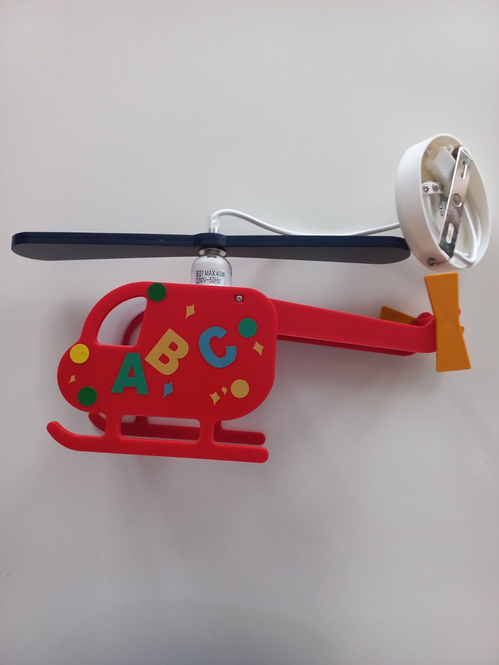 Lampade: Kinder Lampe Helikopter ABC – Usato da Arbon venduto da rispi89