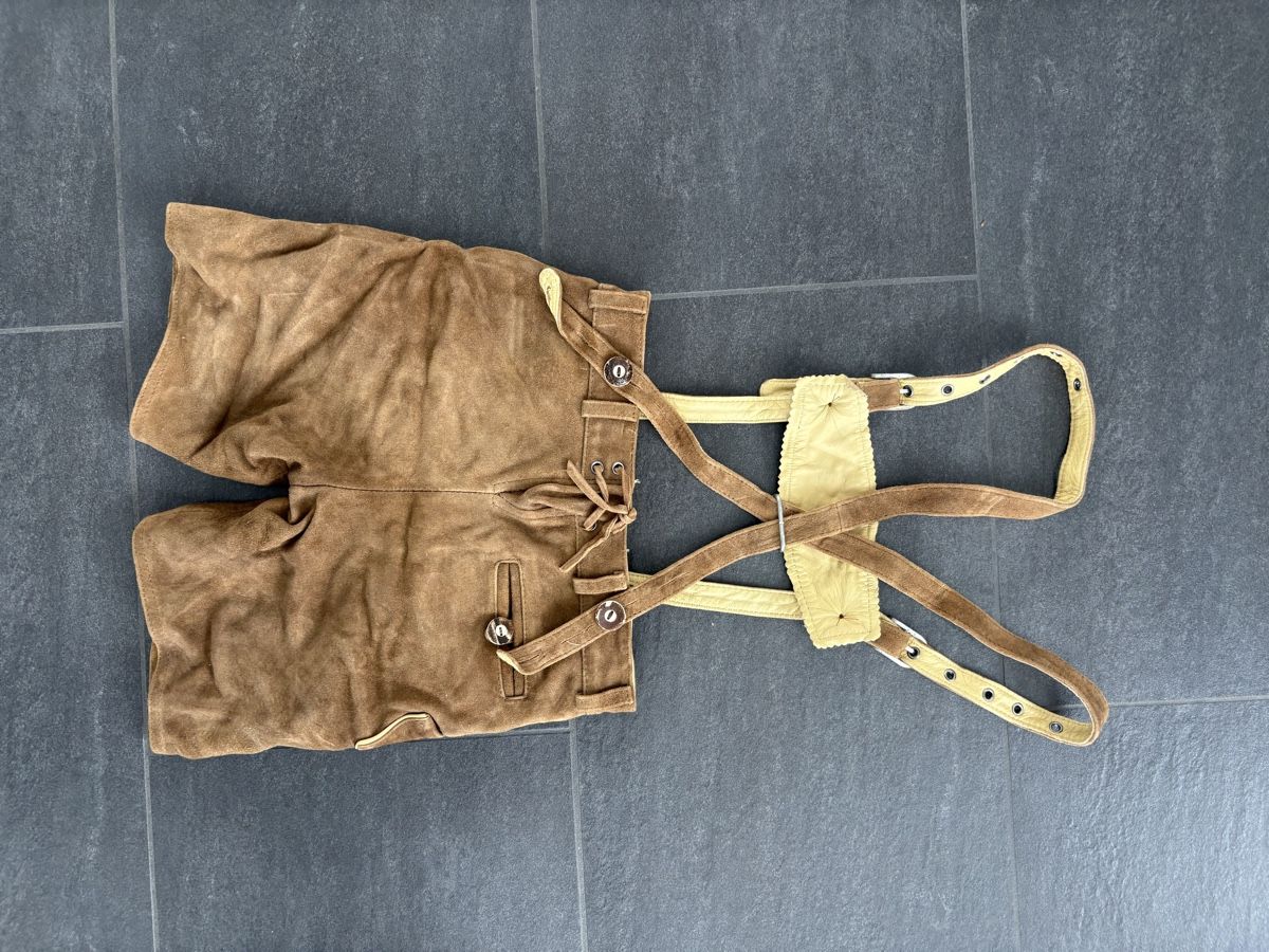 Hosen: Kinder Lederhose Gr 128 – Gebraucht aus Waldkirch von bobby205 1