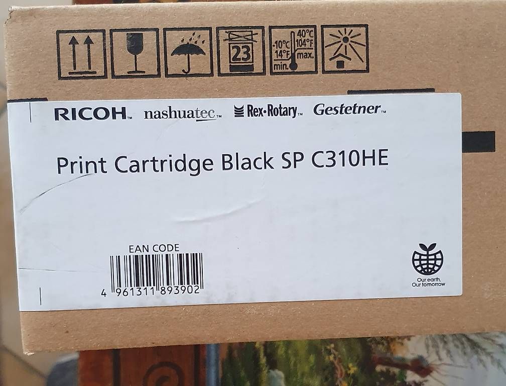 Ricoh Cartucce per stampanti & toner: Ricoh toner Black Sp c310HE – Usato da Erde venduto da zakleblanc 1